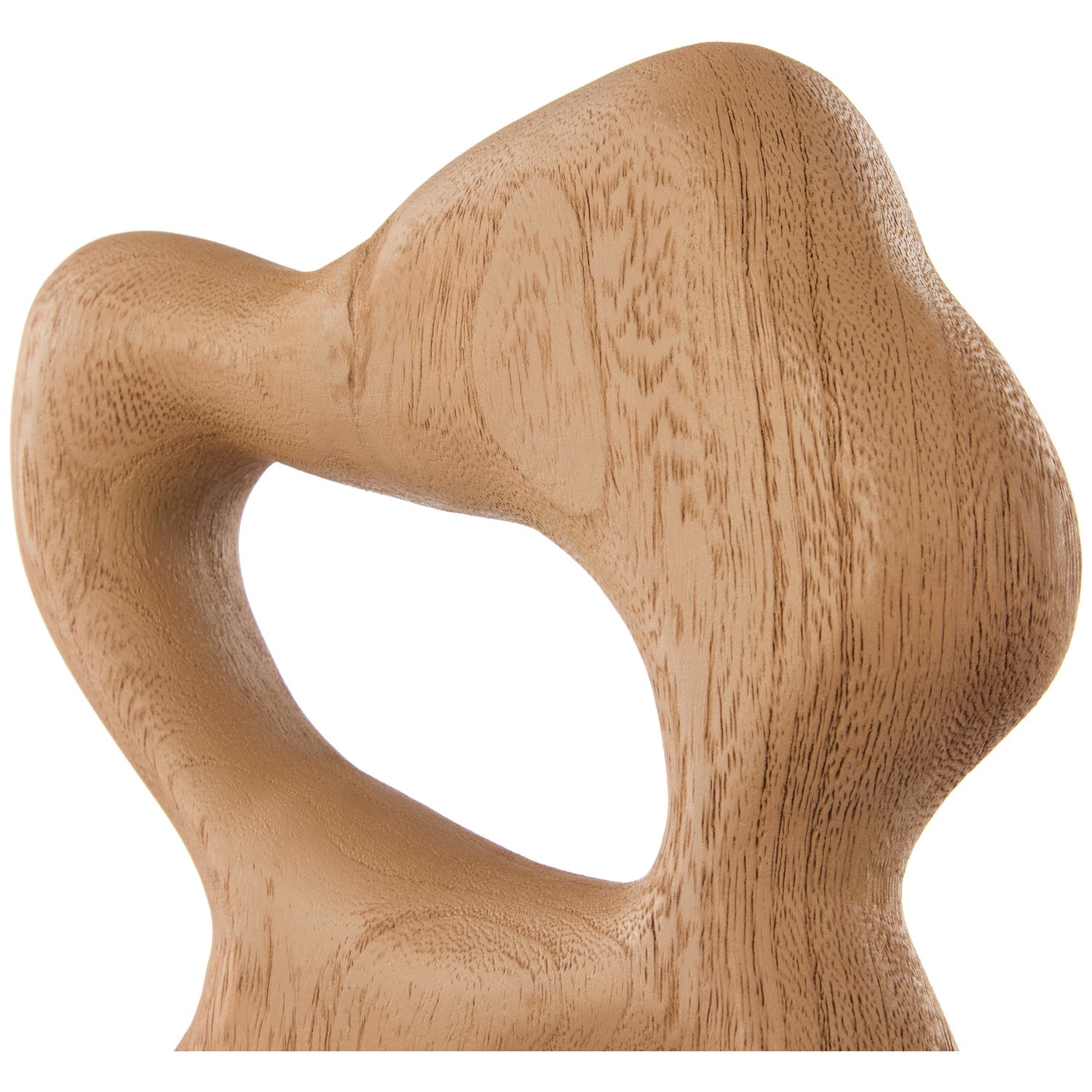 38cm Abstract Paulownia Wood Sculpture