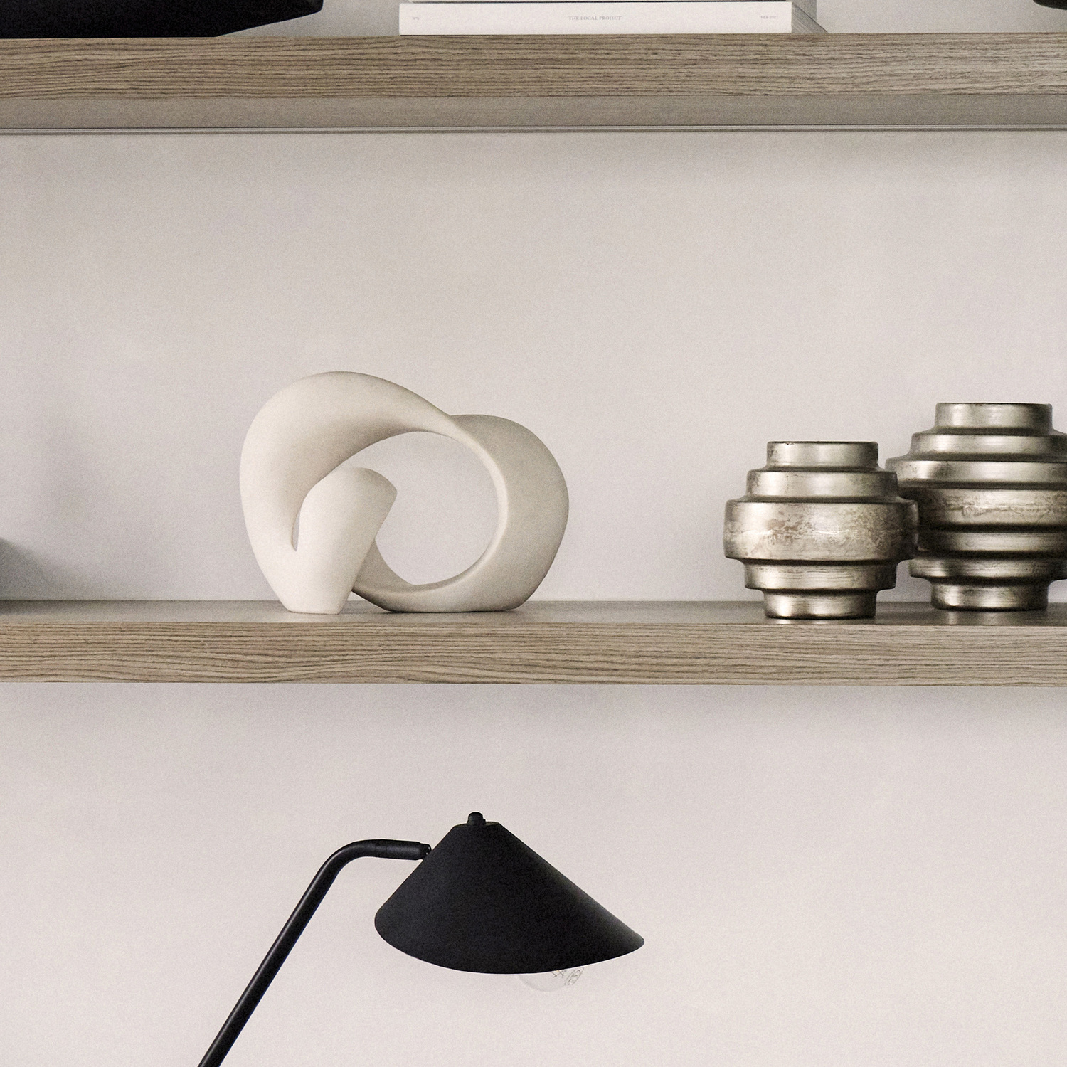 Twisted Wave Abstract Sculpture
