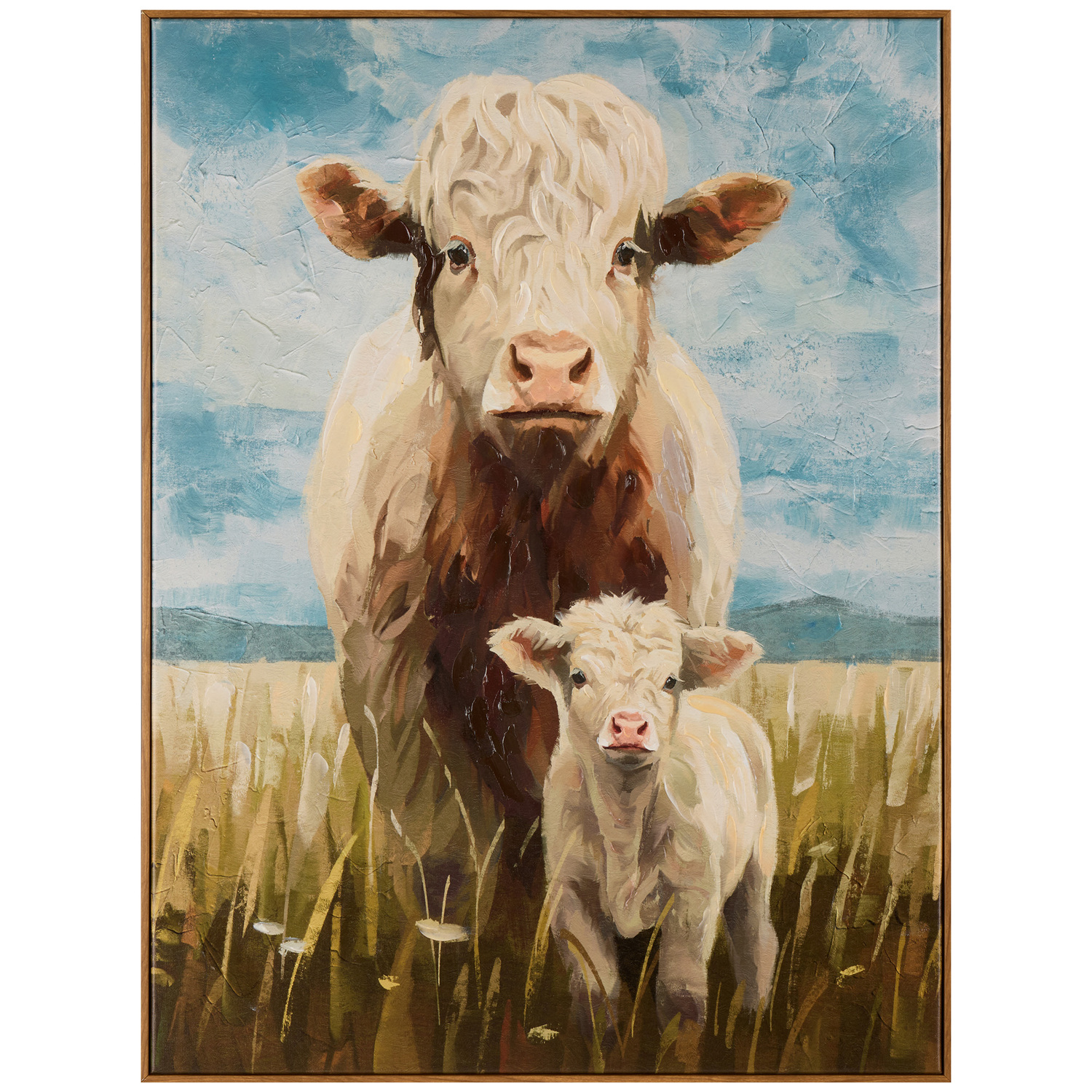 Daisy Framed Canvas Wall Art