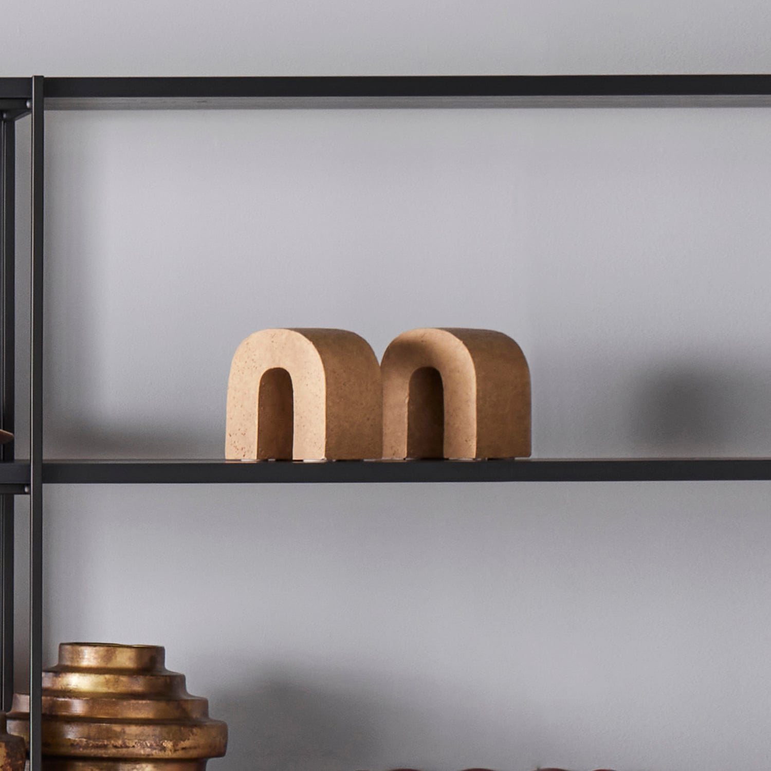 Caius Concrete Bookends
