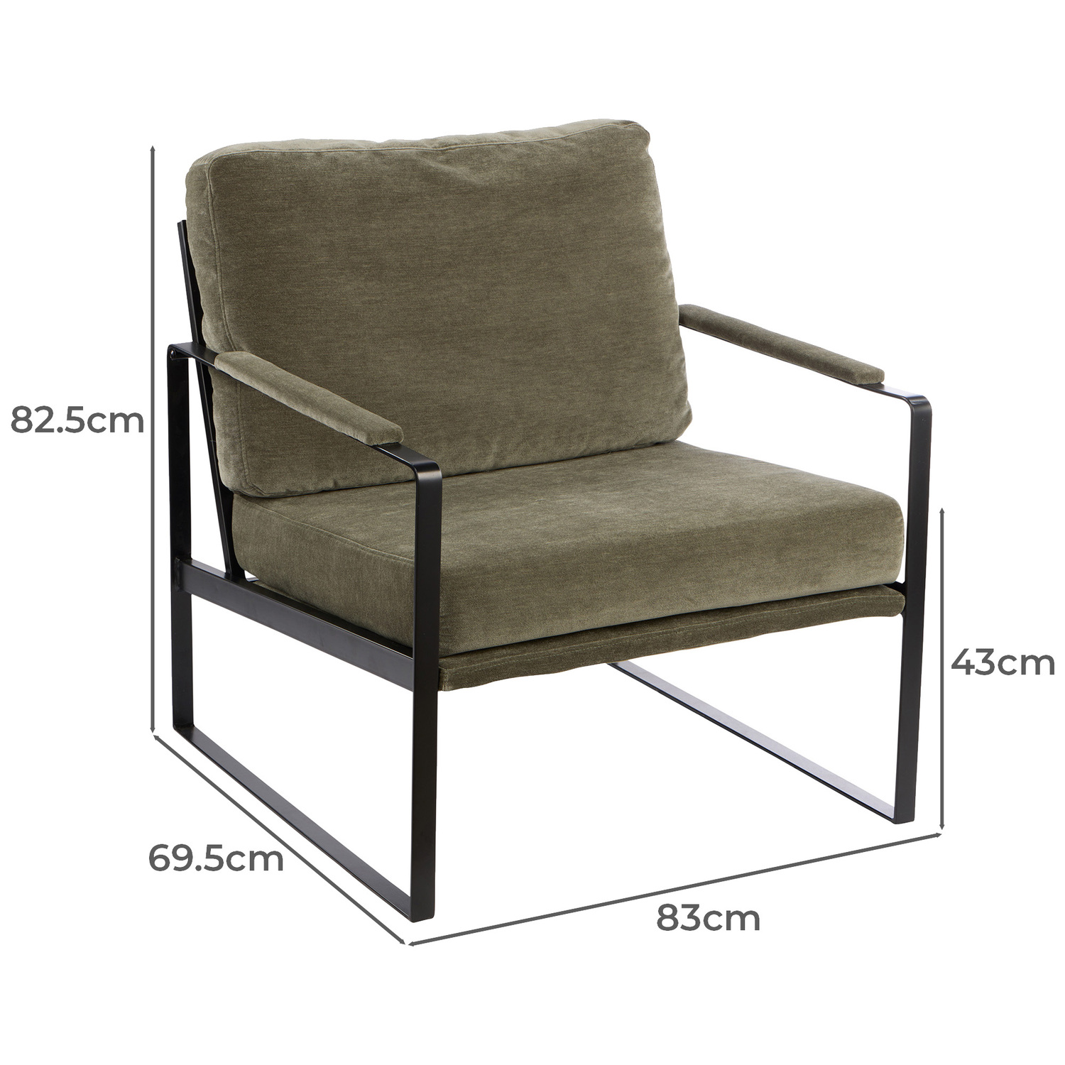 Aldria Chenille Armchair