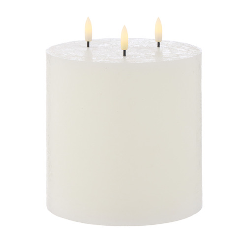 Lior LED Wax Pillar Flickering Candle