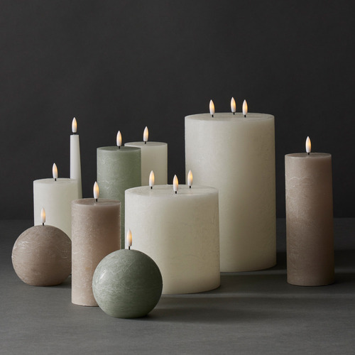 Lior LED Wax Pillar Flickering Candle