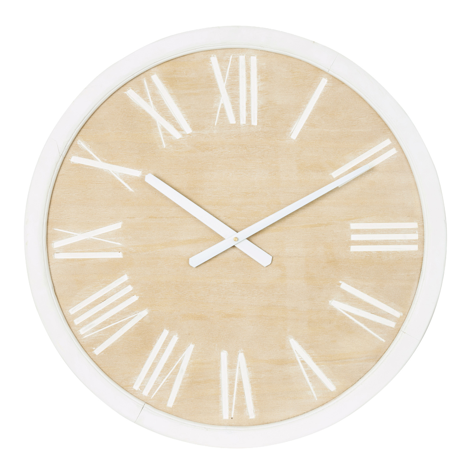 Teddy Fir Wood Wall Clock