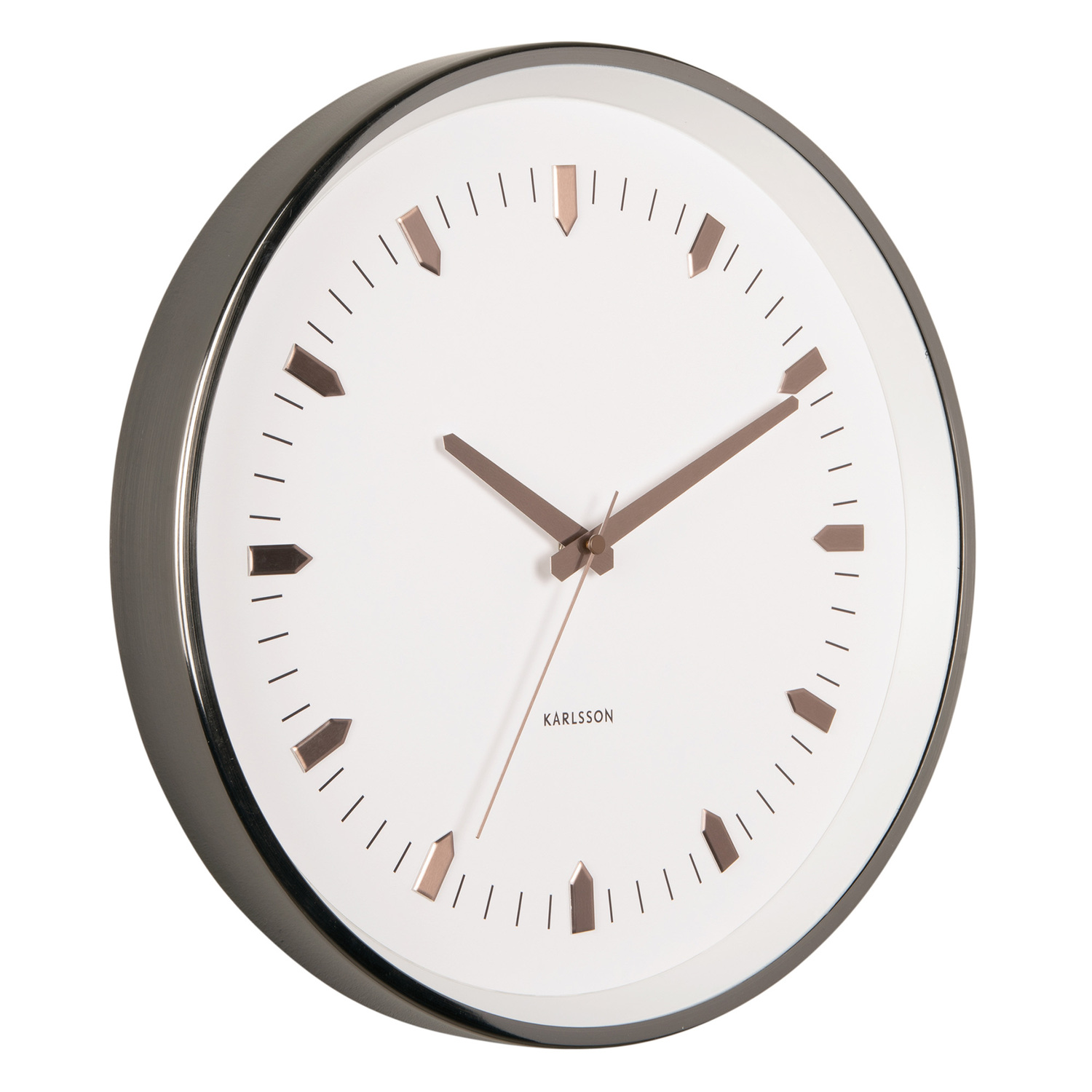 Gun Metal Jack Wall Clock