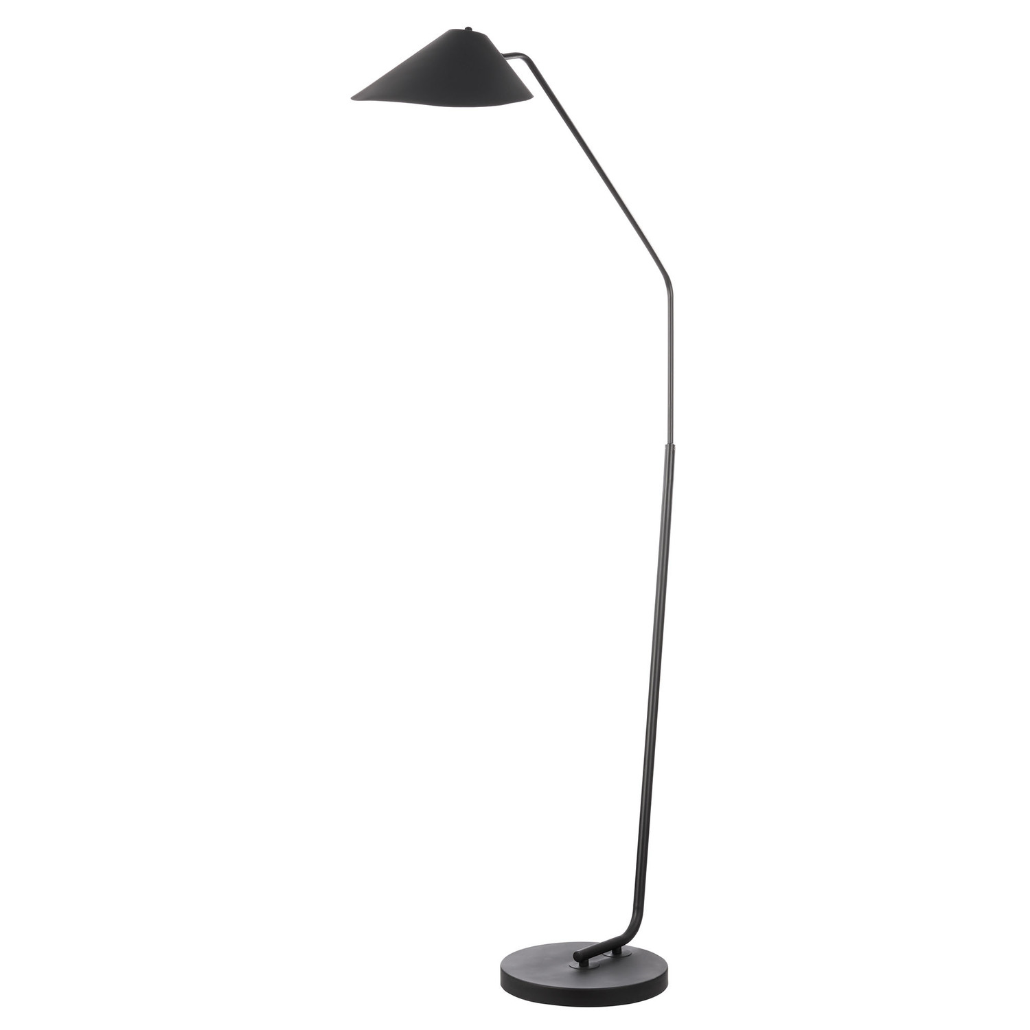 Trenton Black Iron Floor Lamp