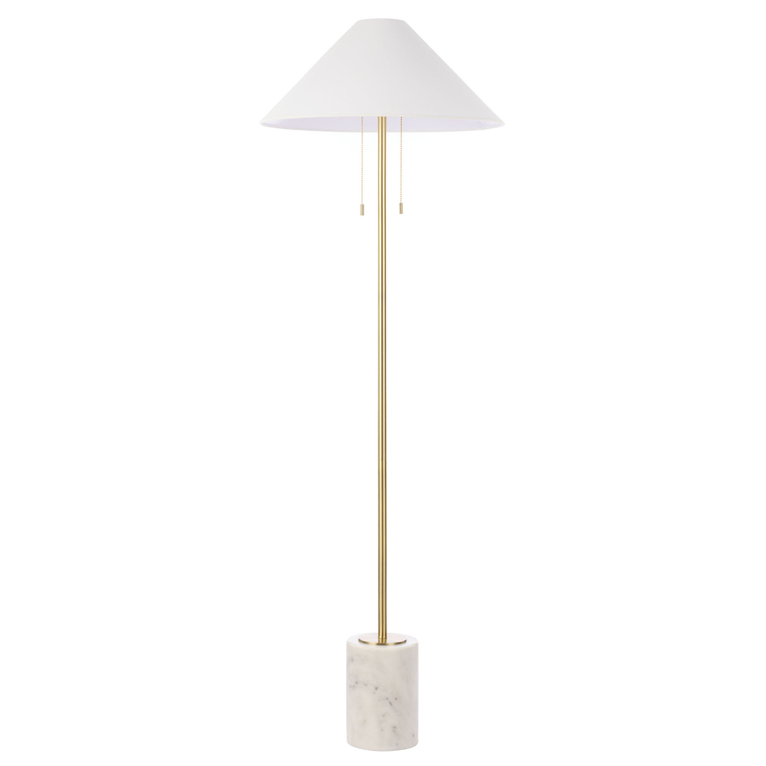 Pendleton Marble & Linen Floor Lamp