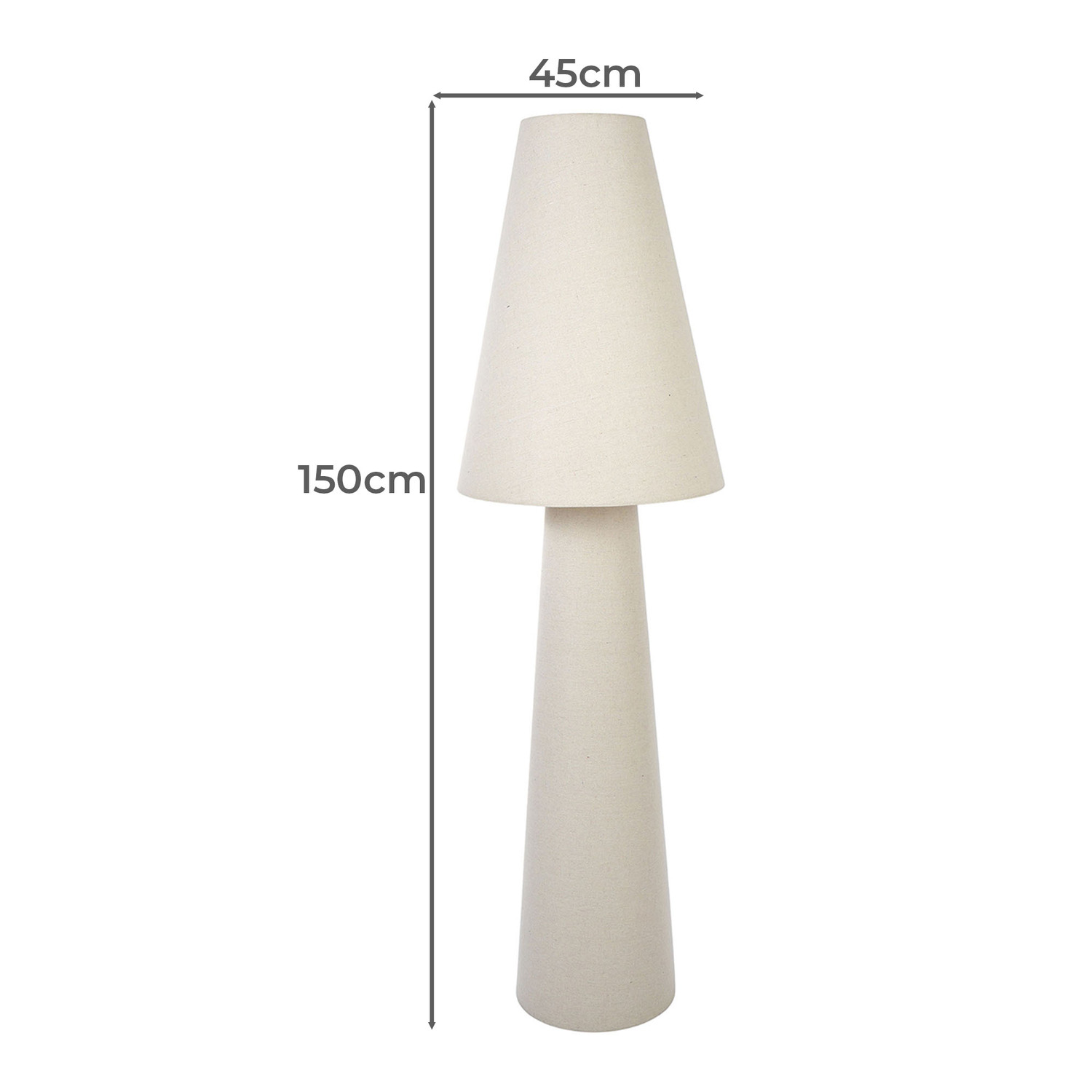 Nuovo Linen Floor Lamp