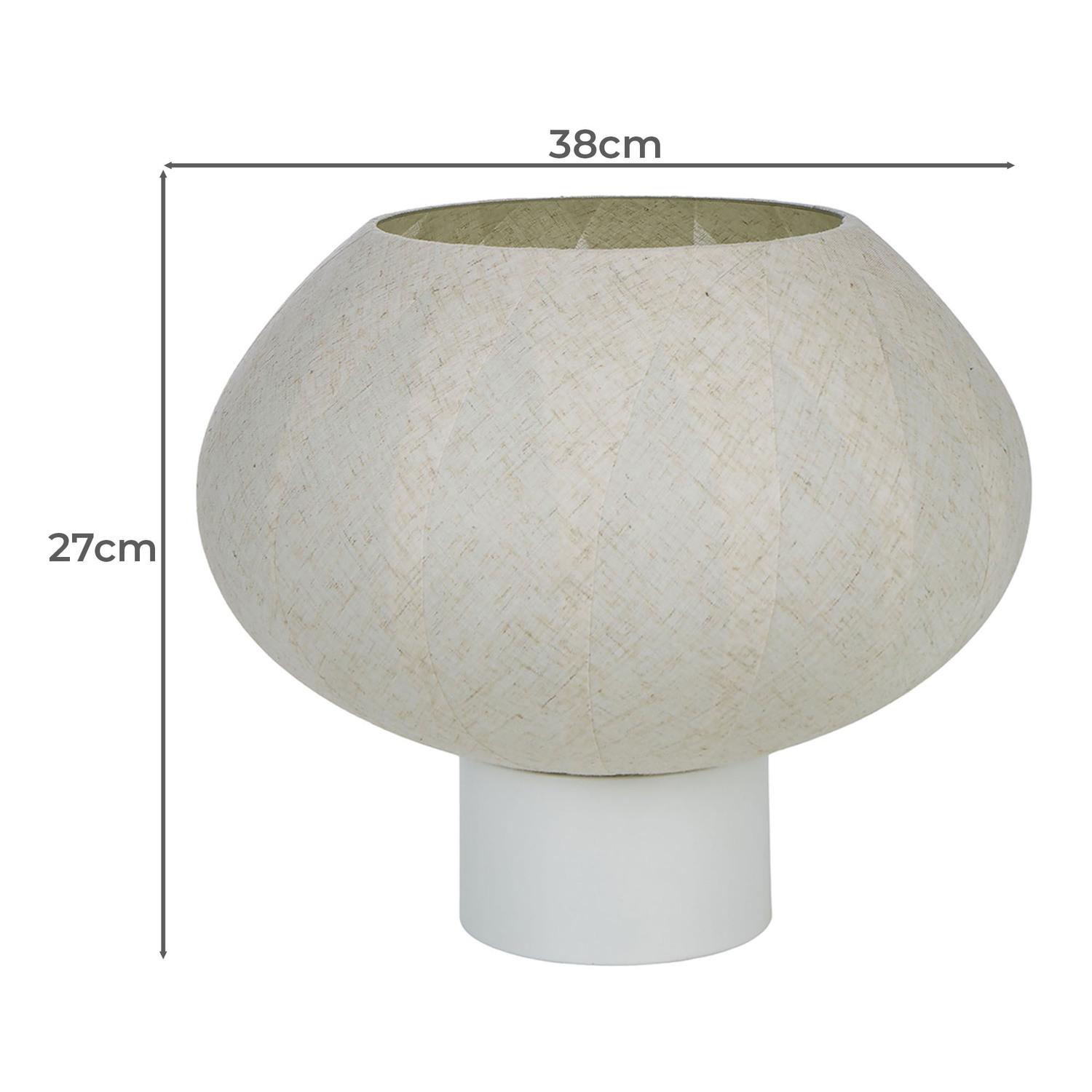 Nixon Metal & Linen Table Lamp