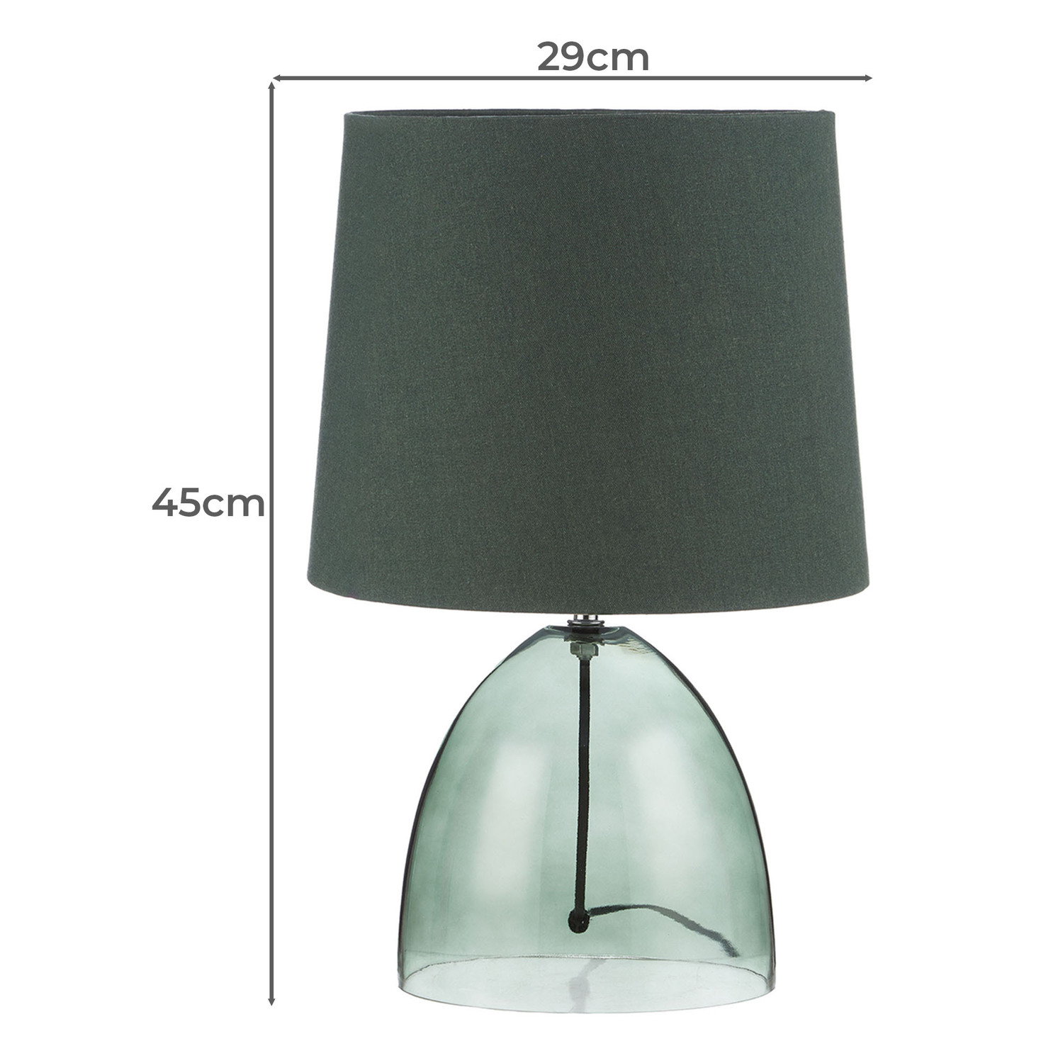 Lowell Green Glass Table Lamp