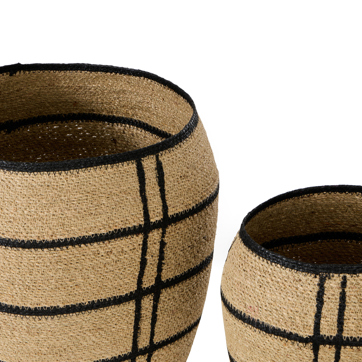 2 Piece Meridian Seagrass Basket Set
