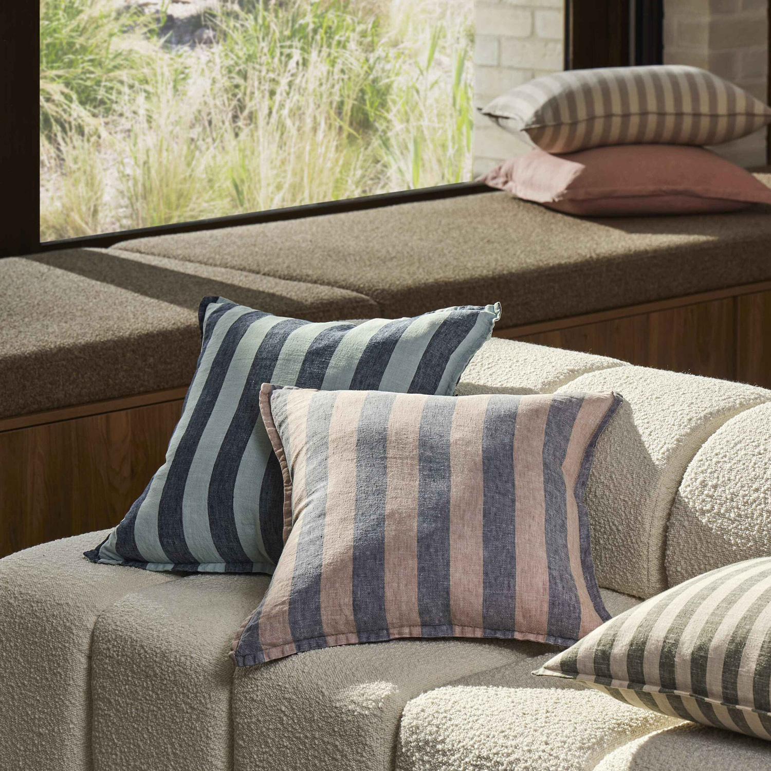 Laurel Striped Cushion