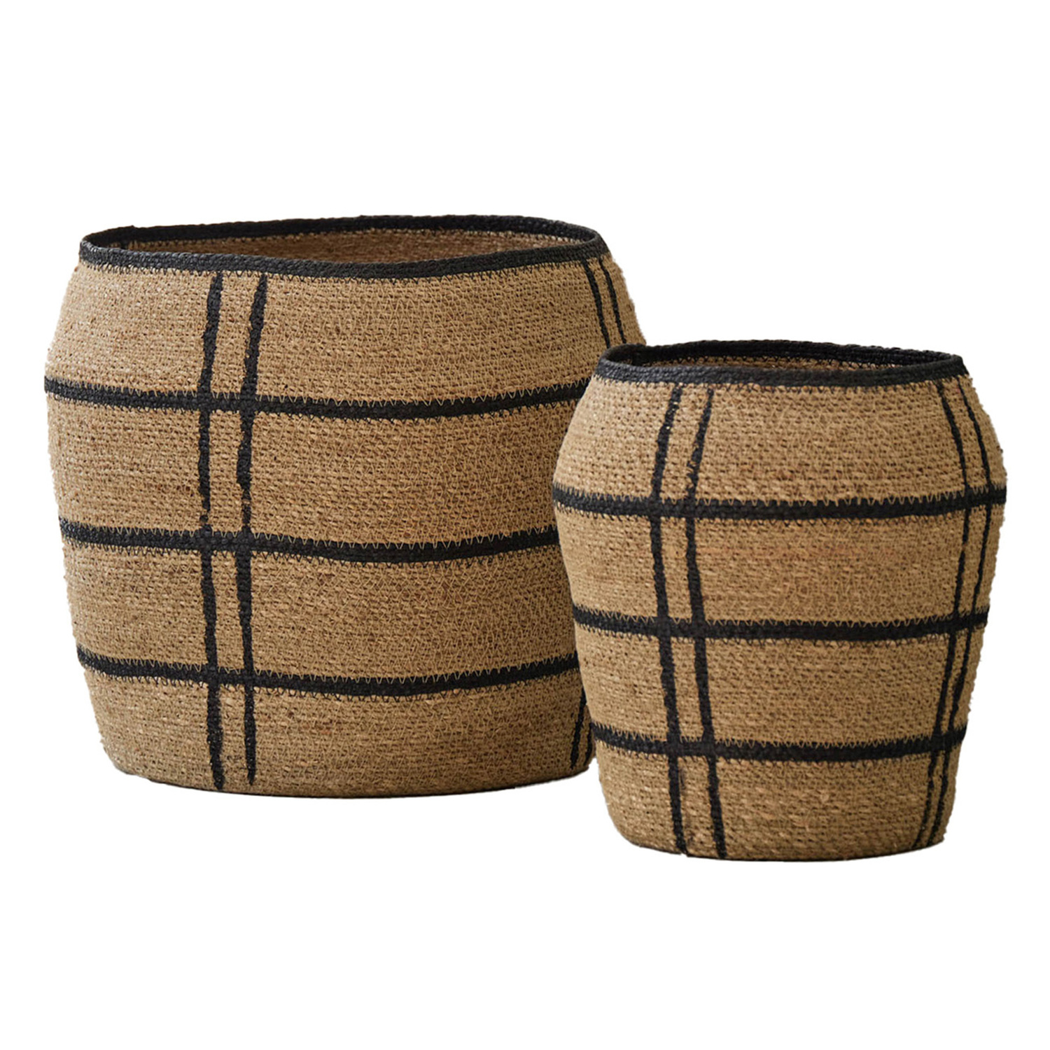 2 Piece Meridian Seagrass Basket Set