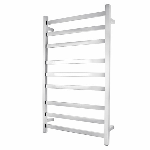 Square Stainless Steel 9 Bar Electric Heated Towel Rack