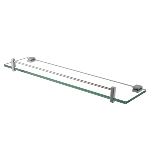 Chrome Gama Glass Shelf