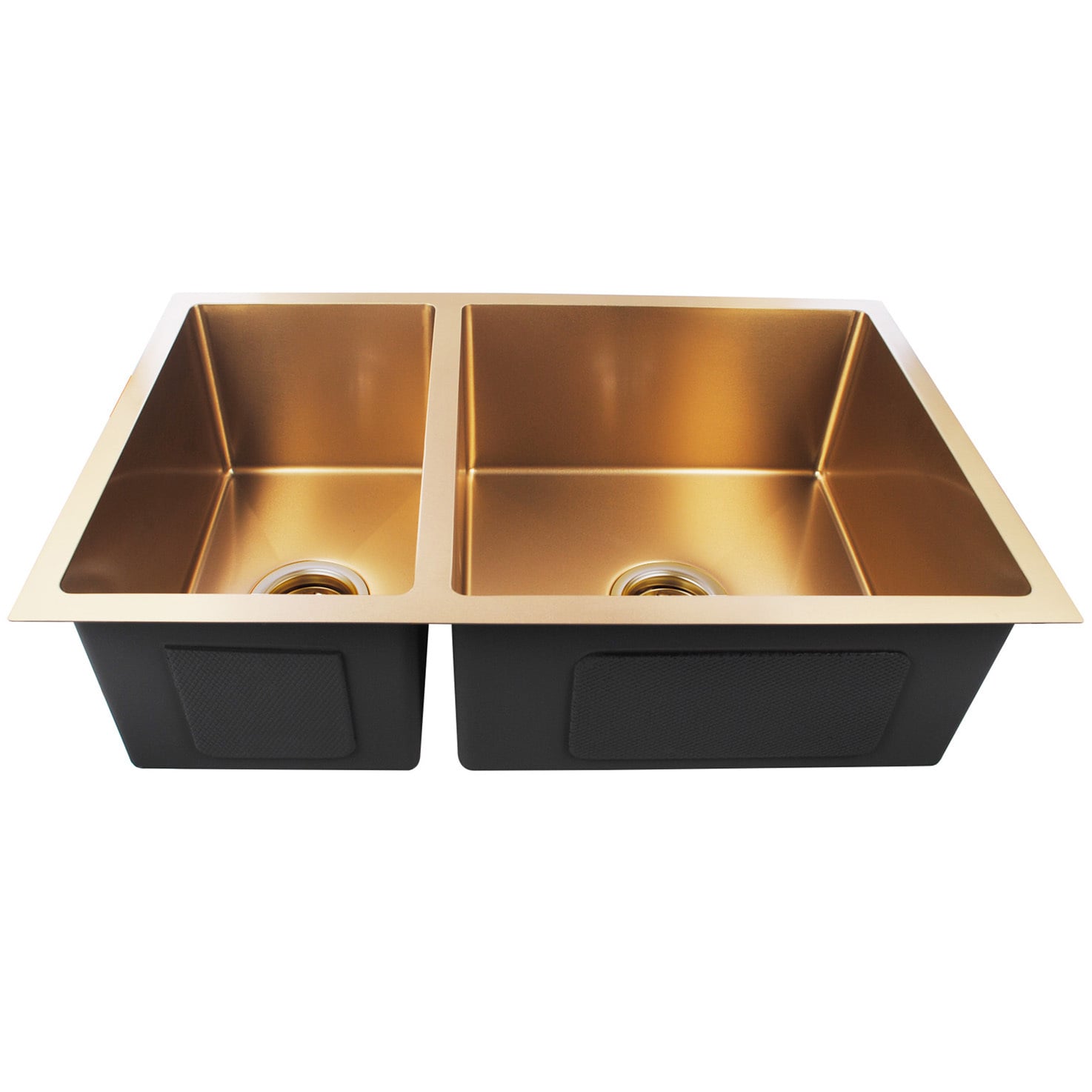 Brushed Gold Cleopatra Double Sink Bowl