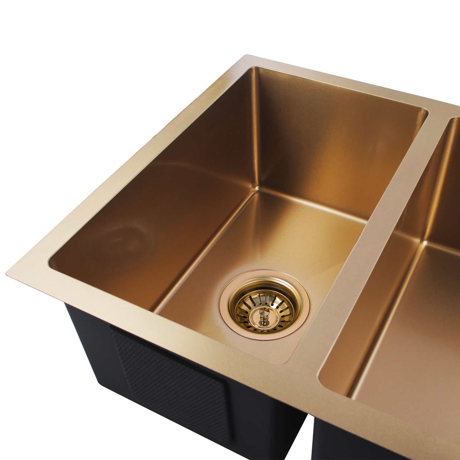Brushed Gold Cleopatra Double Sink Bowl