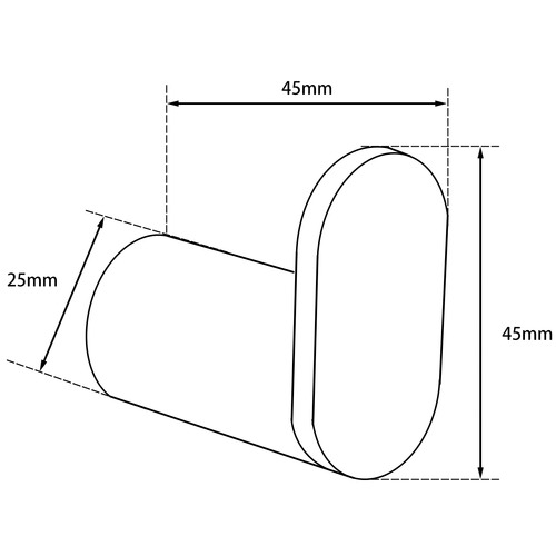 Rumia Stainless Steel Robe Hook
