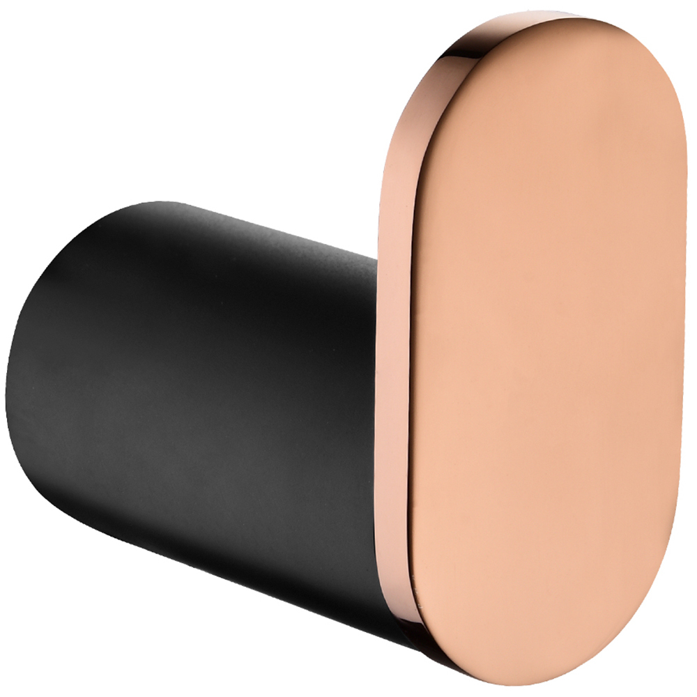 Black Rose Gold Rumia Stainless Steel Robe Hook Temple Webster
