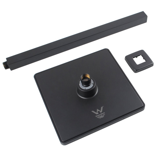 2 Piece Square Shower Head & Arm Set
