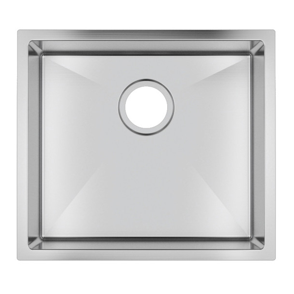 Silver Satin 50cm Stainless Steel Single Kitchen Sink