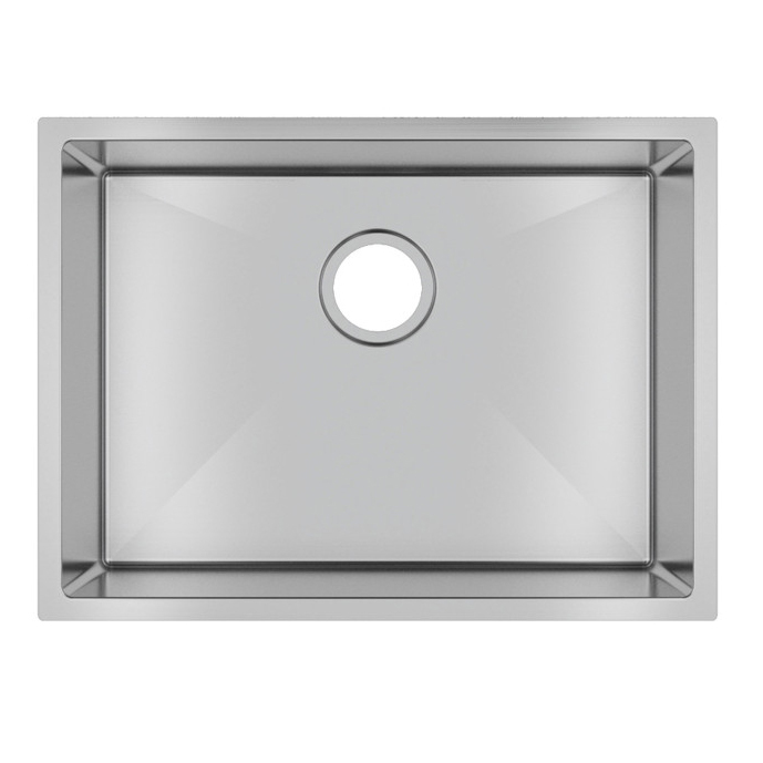 Silver Satin Stainless Steel Single Kitchen Sink