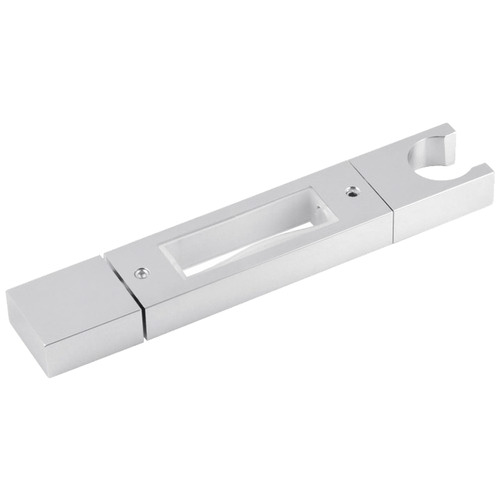 Square Wide Twin Shower Rail with Diverter Top Water Inlet