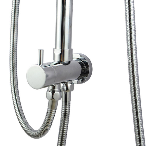 2 Piece Chrome Round Shower Station Set
