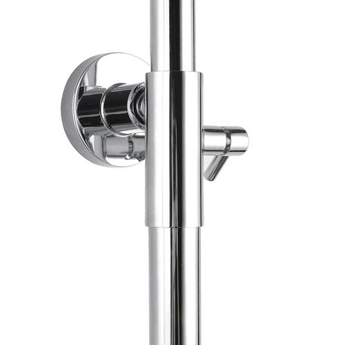 Round Twin Shower Rail