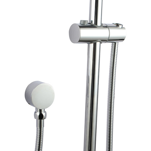 2 Piece Chrome Round Shower Station Set