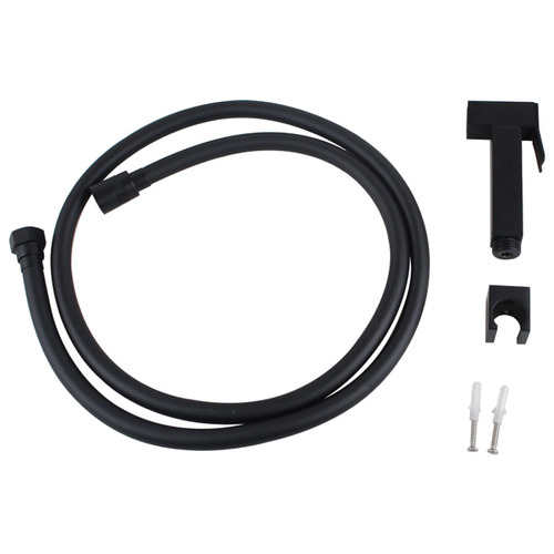 Matte Black Square Hand-Held Toilet Bidet Spray Wash Set