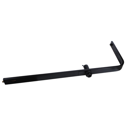 Square Wide Twin Shower Rail with Diverter Top Water Inlet