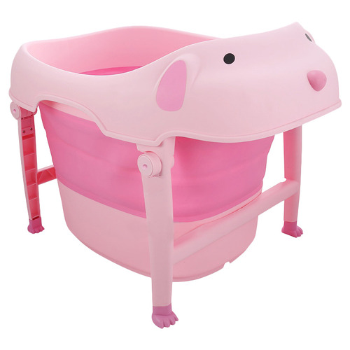 Pink Jewel Foldable Baby Bath Tub Temple & ster