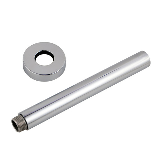 2 Piece Round Super-Slim Shower Head & Ceiling Shower Arm Set