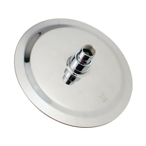 2 Piece Round Super-Slim Shower Head & Ceiling Shower Arm Set