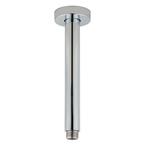 2 Piece Round Super-Slim Shower Head & Ceiling Shower Arm Set