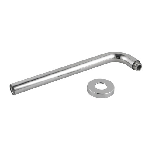 2 Piece Round Super-Slim Shower Head & Shower Arm Set