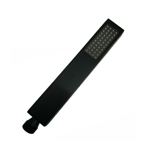 Black Brass Hand-Held Shower Head