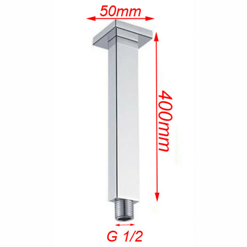 2 Piece Romi Shower Arm & Super-Slim Shower Head Set