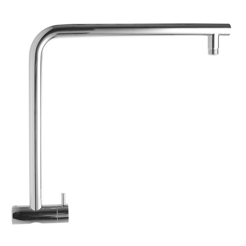 3 Piece Chrome Round Top Water Inlet Shower Rail Set The Build by