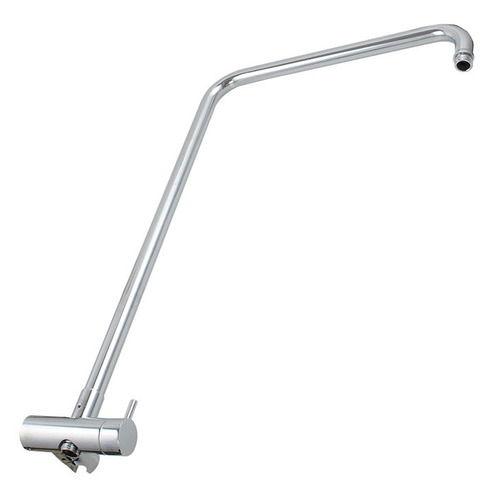 3 Piece Round Top Water Inlet Shower Rail Set