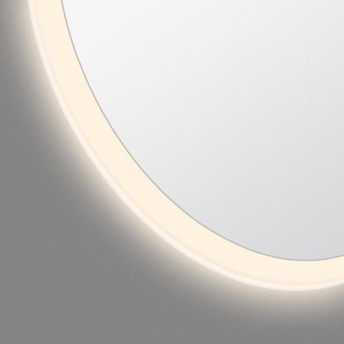 Silver Albrecht Round LED Bathroom Mirror