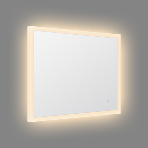 Silver Astor Rectangular LED Bathroom Mirror