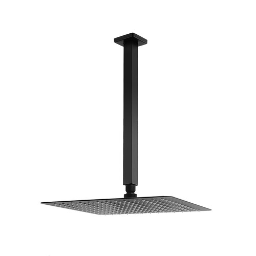 12cm Square Rain Shower Head & Ceiling Arm Set