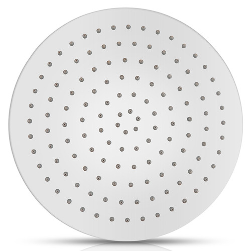 12cm Round Rain Shower Head & Gooseneck Wall Arm Set