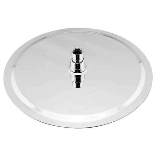 12cm Round Rain Shower Head & Gooseneck Wall Arm Set