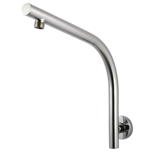 12cm Round Rain Shower Head & Gooseneck Wall Arm Set