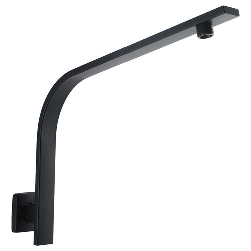 8cm Square Rain Shower Head & Gooseneck Wall Arm Set