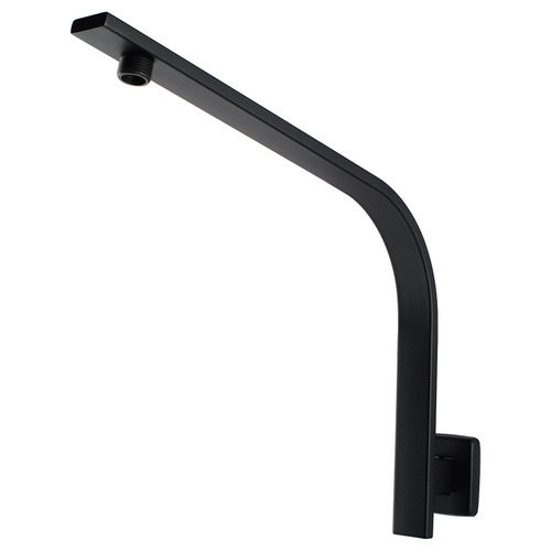 8cm Square Rain Shower Head & Gooseneck Wall Arm Set