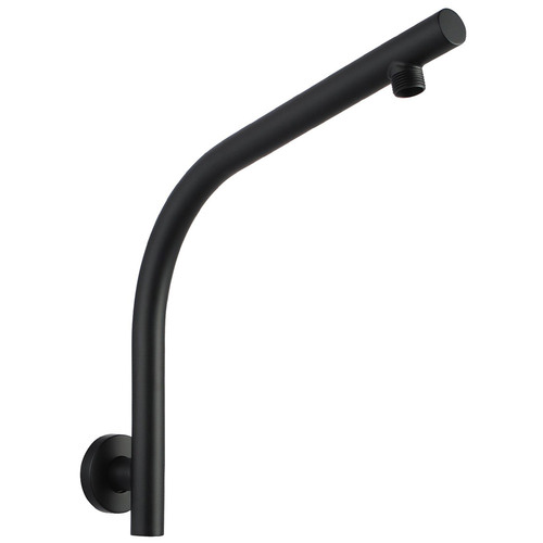 12cm Round Rain Shower Head & Gooseneck Wall Arm Set